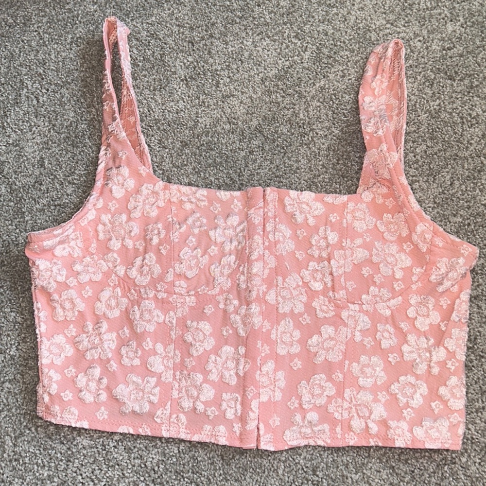 Pink corset Top